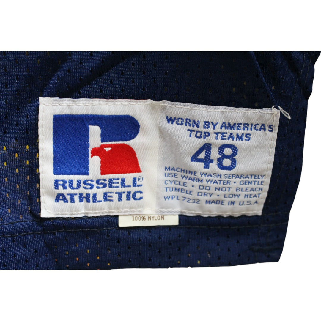 Tony Dorsett Signed Dallas Cowboys Russell Blue 48 Jersey 2 Insc BAS 48480