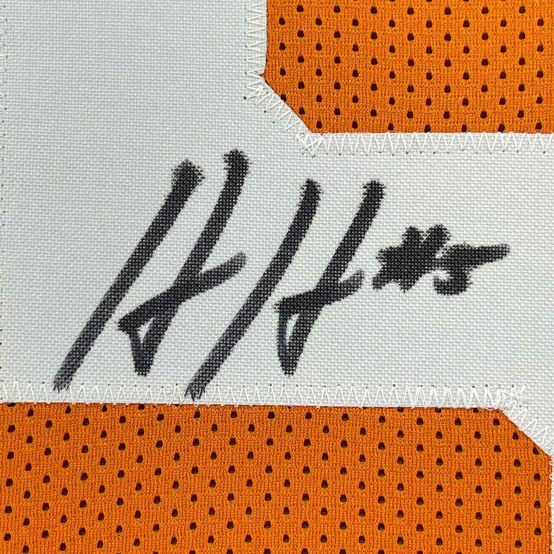 Framed Autographed/Signed Hendon Hooker 33x42 Orange Jersey PSA/DNA COA