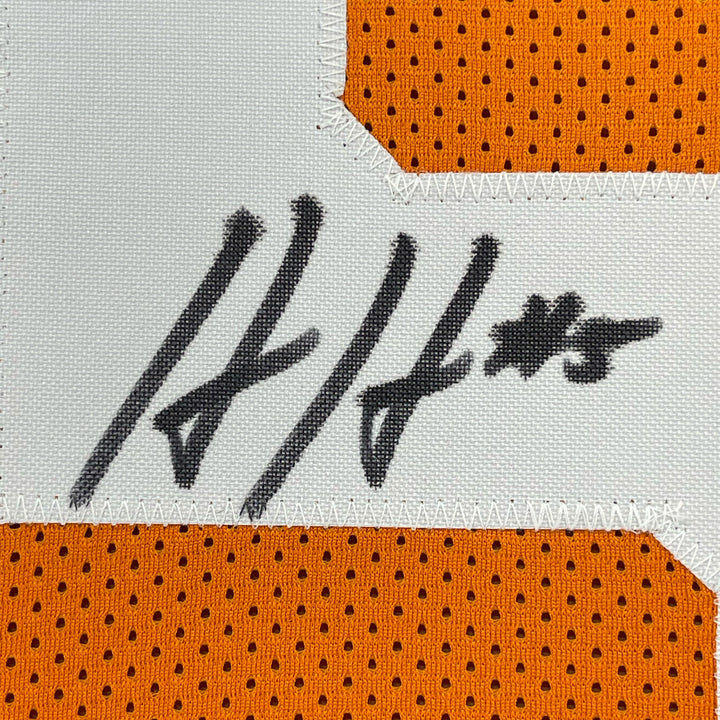 Framed Autographed/Signed Hendon Hooker 33x42 Orange Jersey PSA/DNA COA