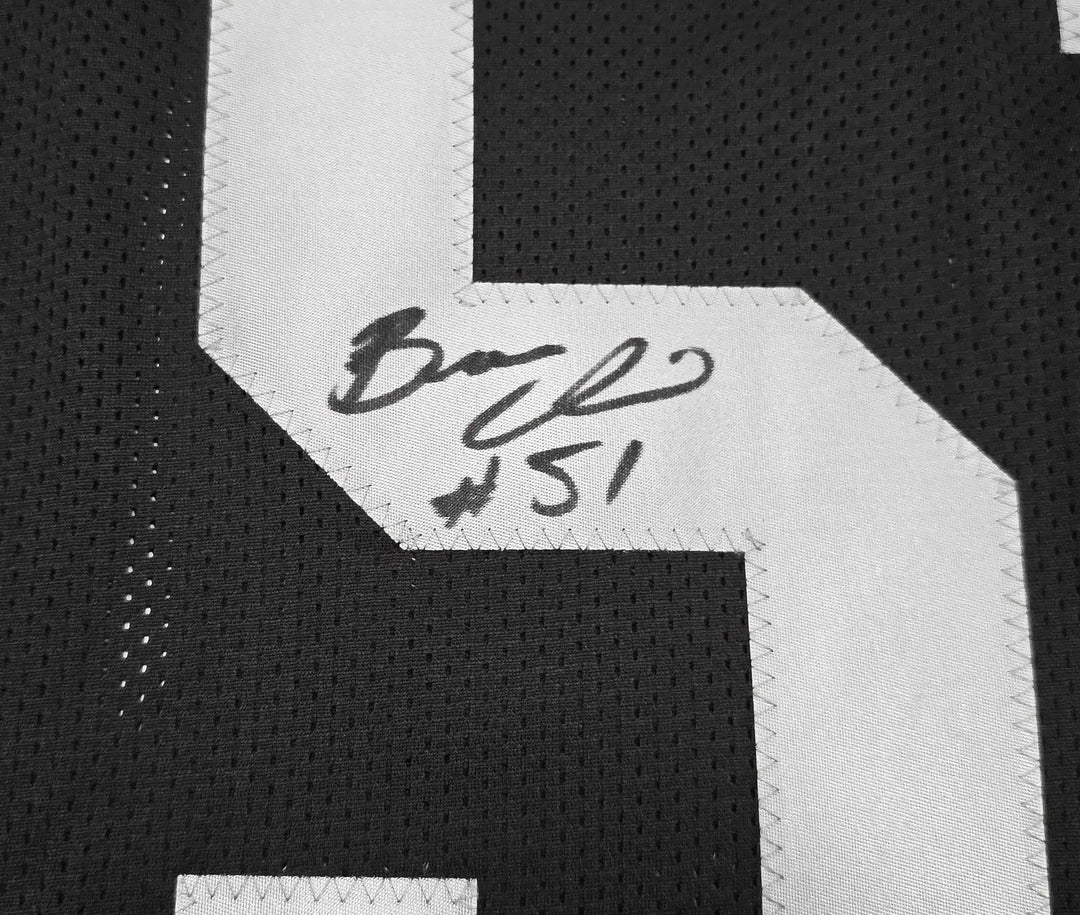 Las Vegas Raiders Bruce Irvin Autographed Black Jersey MCS Holo