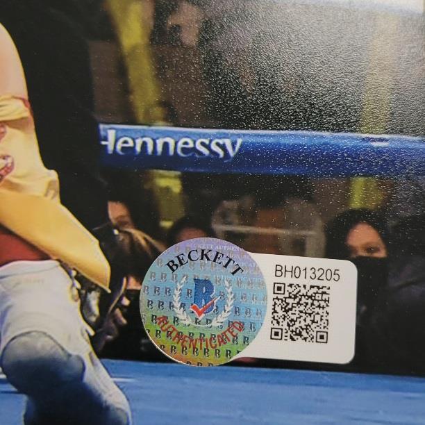 Seniesa Estrada signed Boxing 8x10 photo #9 autograph ~ Beckett BAS Holo