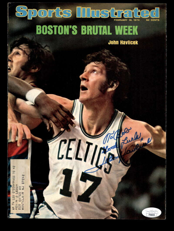John Havilcek JSA Signed Coa 8x10 Autograph SI Cover Photo