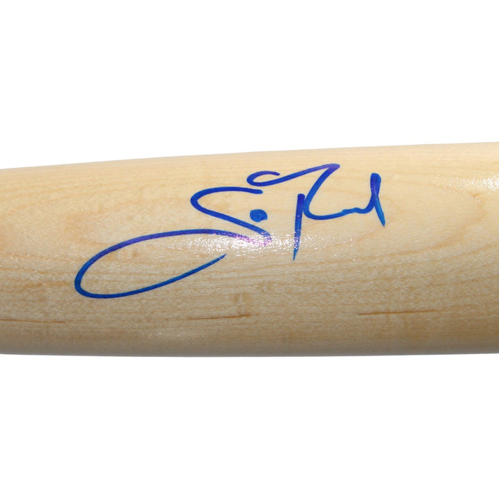 Scott Rolan Autographed Philadelphia Phillies Blonde Baseball Bat Beckett 56966