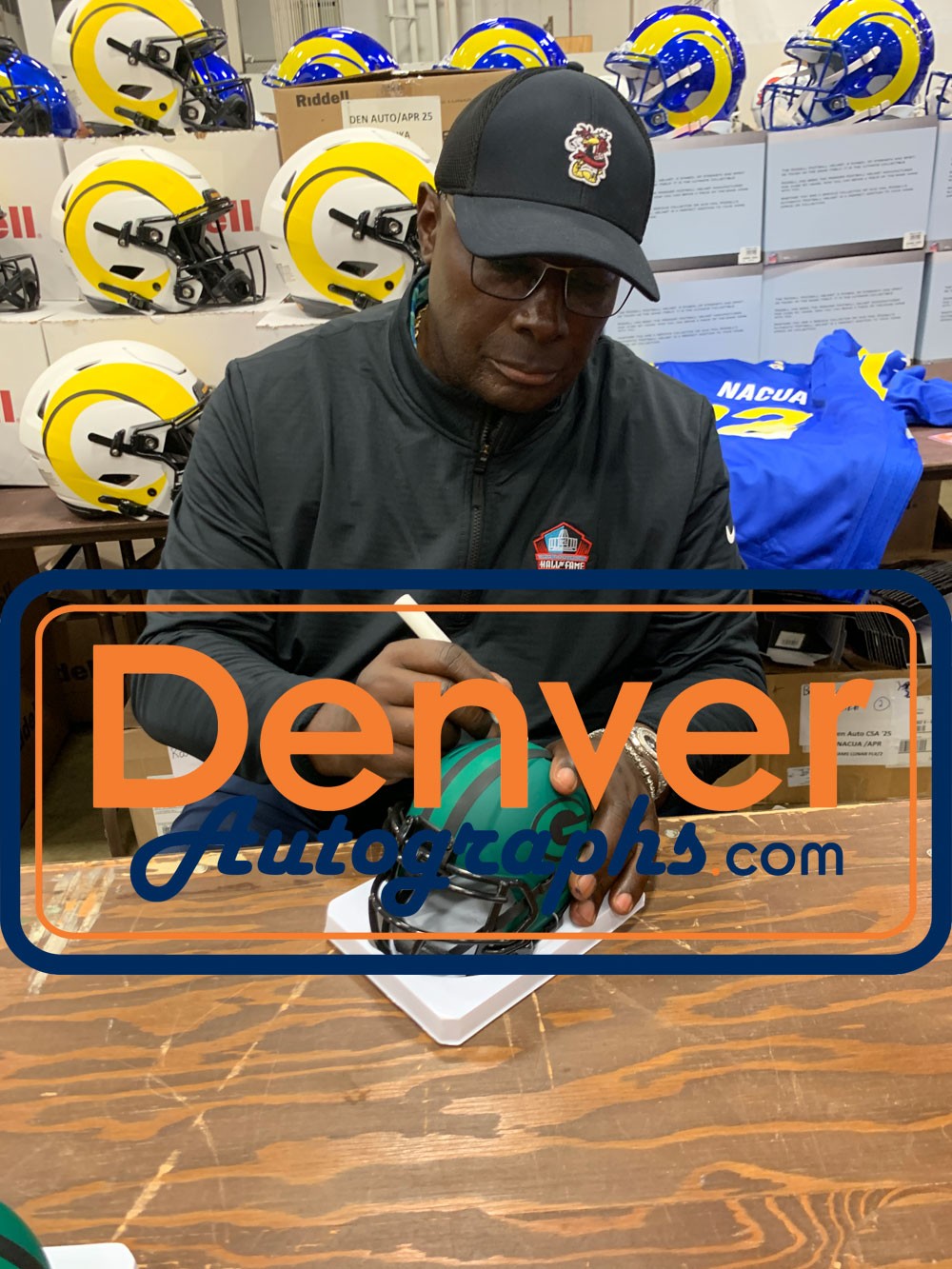 Sterling Sharpe Autographed Green Bay Packers Mini Helmet Rave Beckett 50913