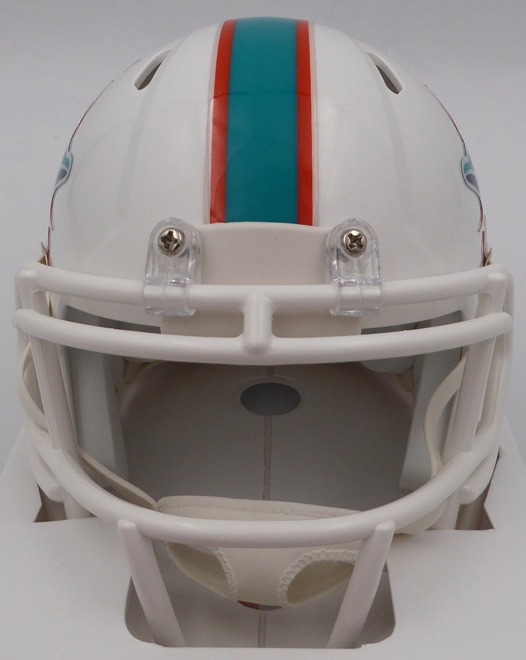 Raheem Mosert Signed White Speed Mini Helmet Miami Dolphins Beckett #1W038670