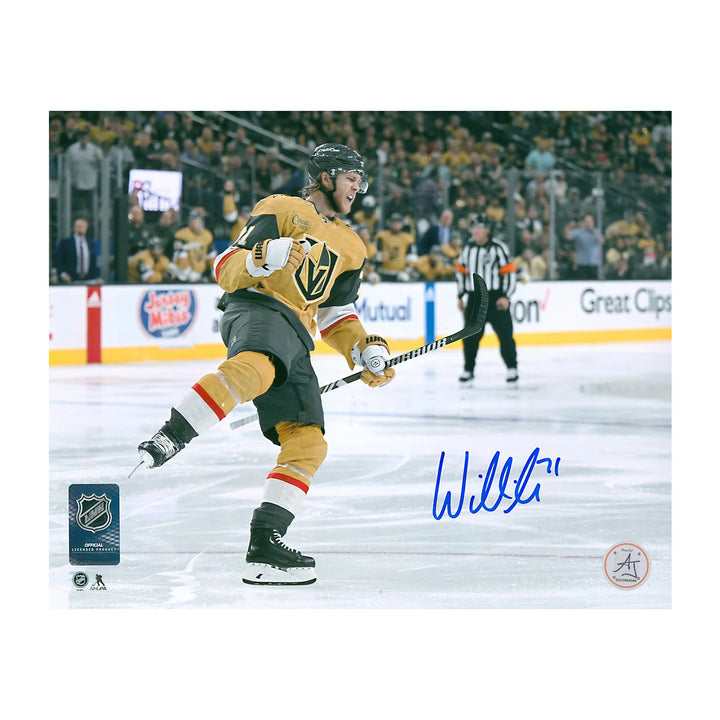 William Karlsson Signed Vegas Golden Knights Goal Celebration 8x10 Photo