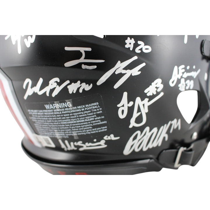 2024 Ohio State Buckeyes Team Signed Pro Helmet Natl Champs 19 Sig Beckett 50048
