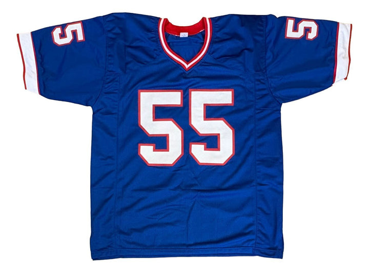 Cornelius Bennett Buffalo Signed Blue Rookie Football Jersey JSA