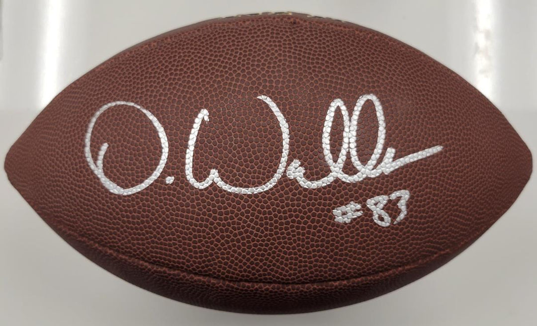 Darren Waller signed Wilson NFL Football NY Giants autograph (B) Beckett BAS