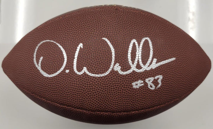 Darren Waller signed Wilson NFL Football NY Giants autograph (B) Beckett BAS