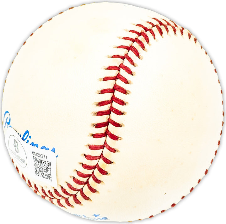 Earl Wilson Autographed AL Baseball Red Sox 6-26-62 No Hitter Beckett QR BM25371