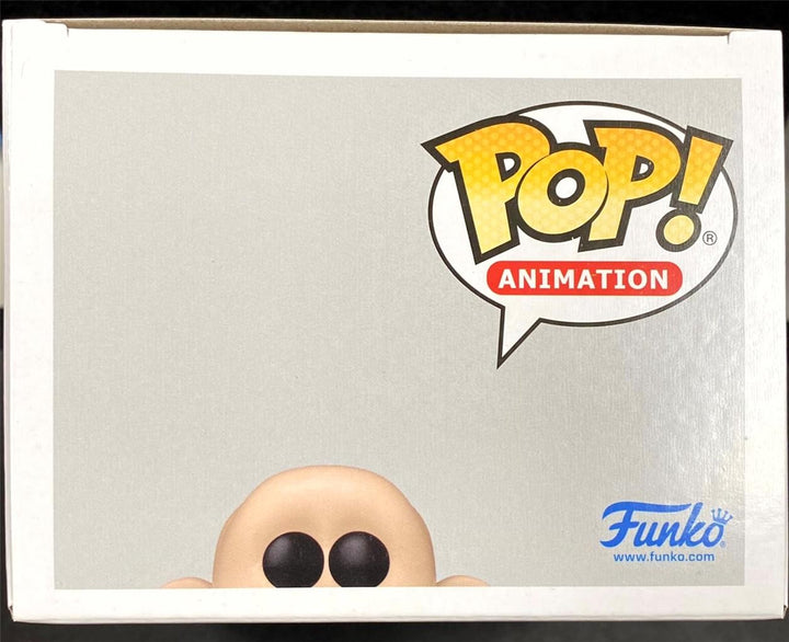 Creator Nick Park signed Wallace & Gromit Funko Pop! #1744 autograph Beckett BAS