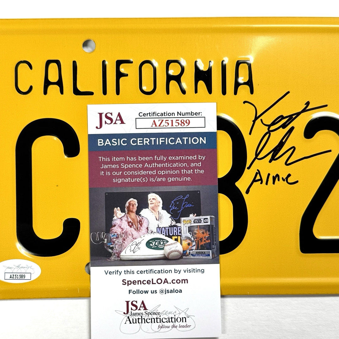 Keith Gordon signed "Arnie" Christine license plate ~ JSA COA autograph auto