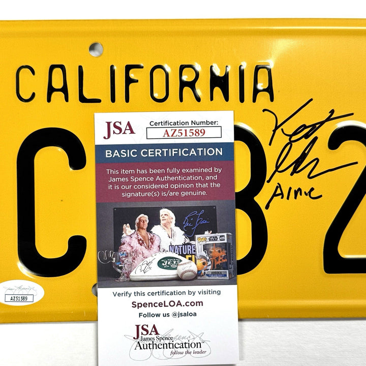 Keith Gordon signed "Arnie" Christine license plate ~ JSA COA autograph auto