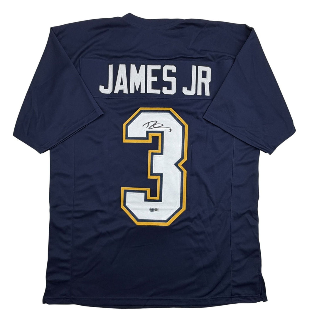 Autographed/Signed Derwin James Los Angeles Navy Blue Jersey Beckett COA