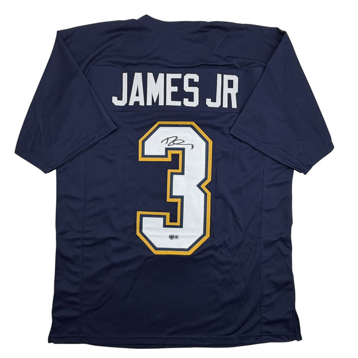 Autographed/Signed Derwin James Los Angeles Navy Blue Jersey Beckett COA