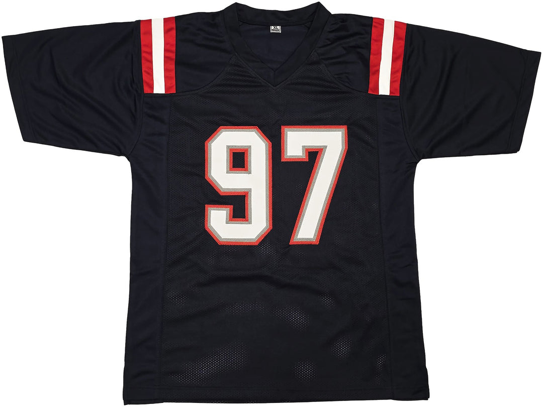 New England Patriots Milton Williams Signed Blue Jersey Beckett Witness