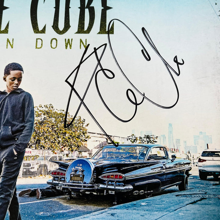Ice Cube signed Vinyl PSA/DNA Autographed Rapper Man Down
