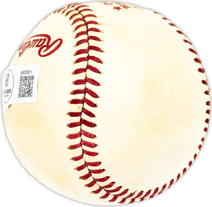 Dick Tidrow Autographed 1978 World Series MLB Baseball Yankees Beckett BM25611