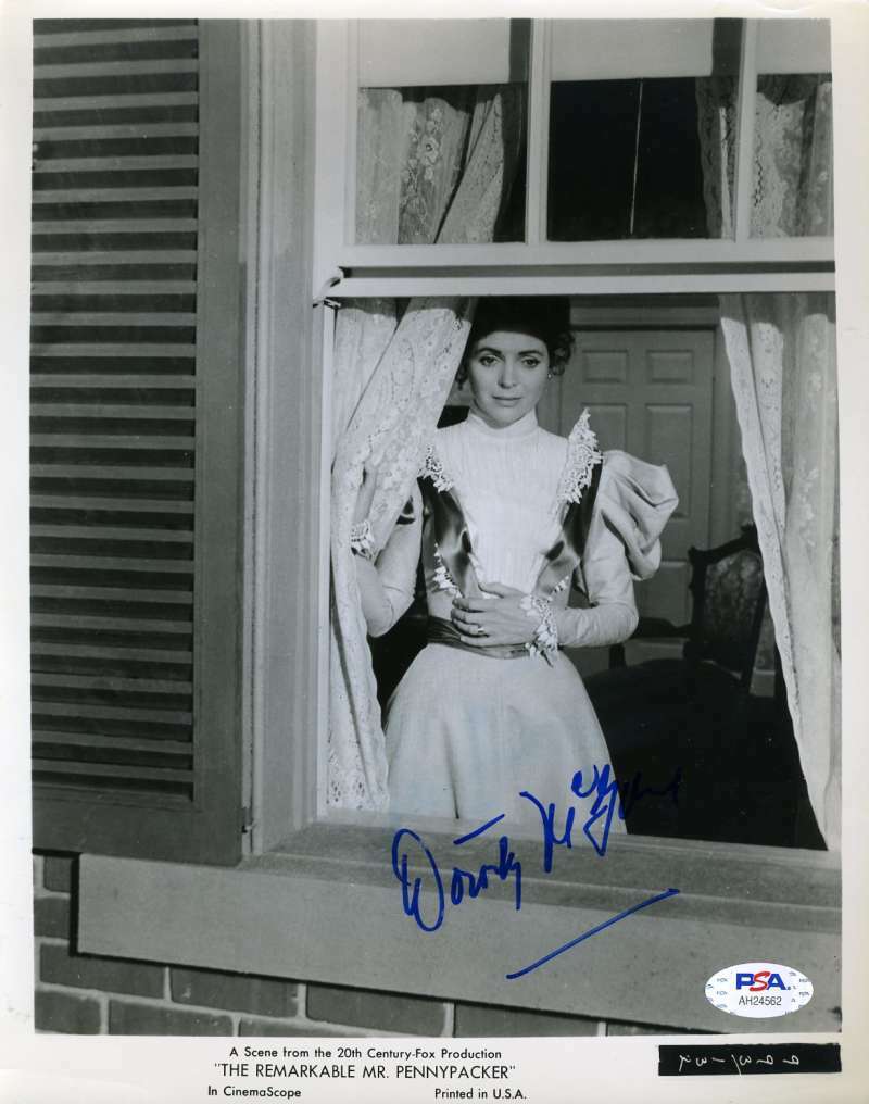 Dorothy Mcguire Psa Dna Coa Signed 8x10 Photo Autograph
