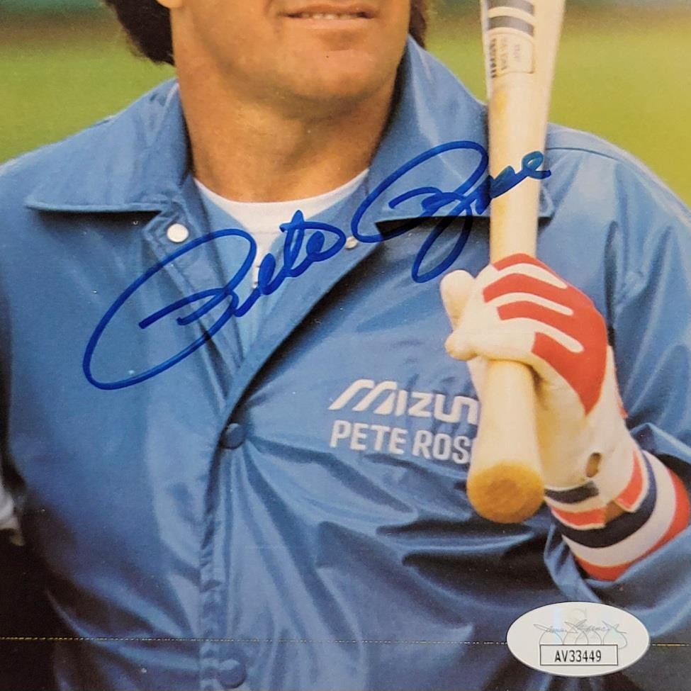 Pete Rose & Carl Yastrzemski signed 8x10 Photo autograph ~ JSA
