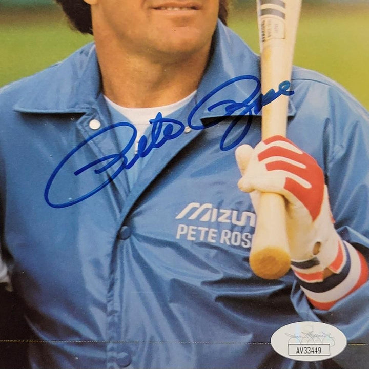 Pete Rose & Carl Yastrzemski signed 8x10 Photo autograph ~ JSA