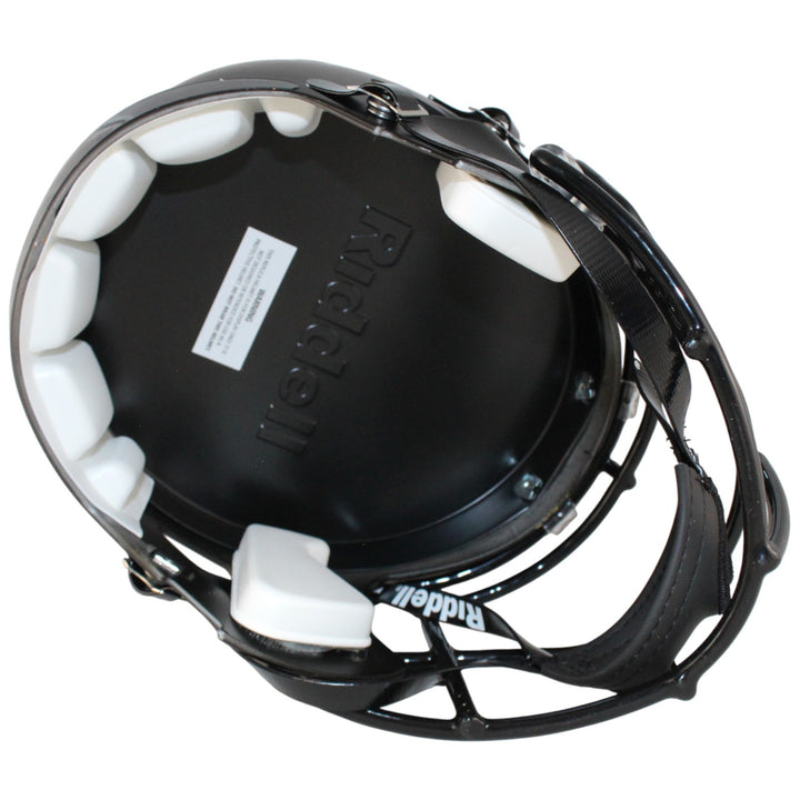 Travis Hunter Autographed Colorado Buffaloes F/S Black Helmet Beckett W 53369