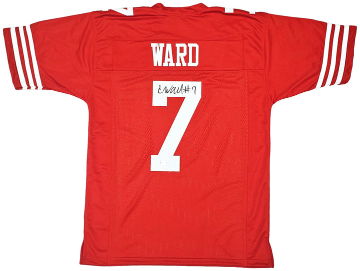 San Francisco 49ers Charvarius Ward Autographed Signed Red Jersey Beckett Wit