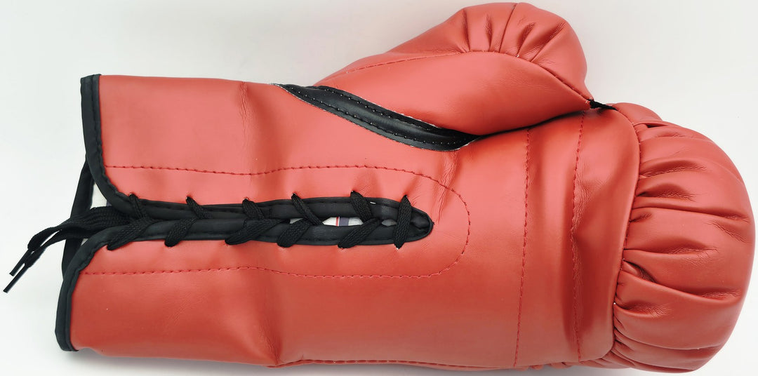 Julio Cesar Chavez Sr. Signed Red Glove LH (Smudged) TriStar Holo #8113515