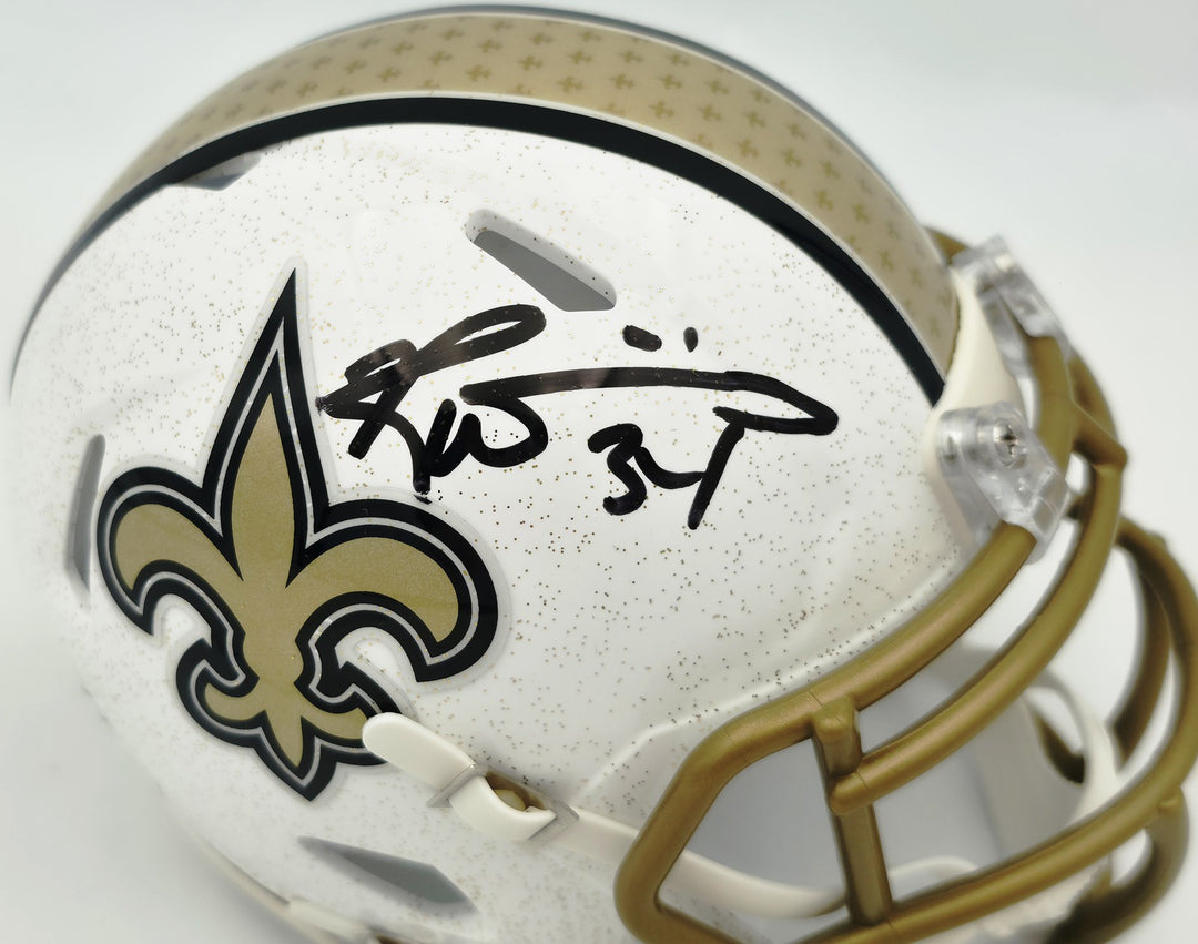 Ricky Williams Signed New Orleans Saints 2025 Alternate Speed Mini Helmet JSA