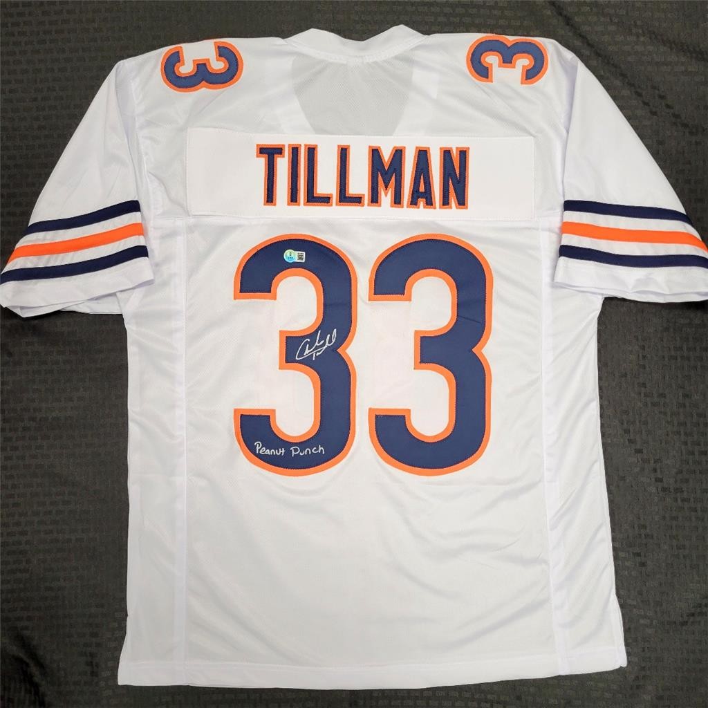 Charles Tillman signed "Peanut Punch" Chicago Bears Jersey autograph BAS Beckett