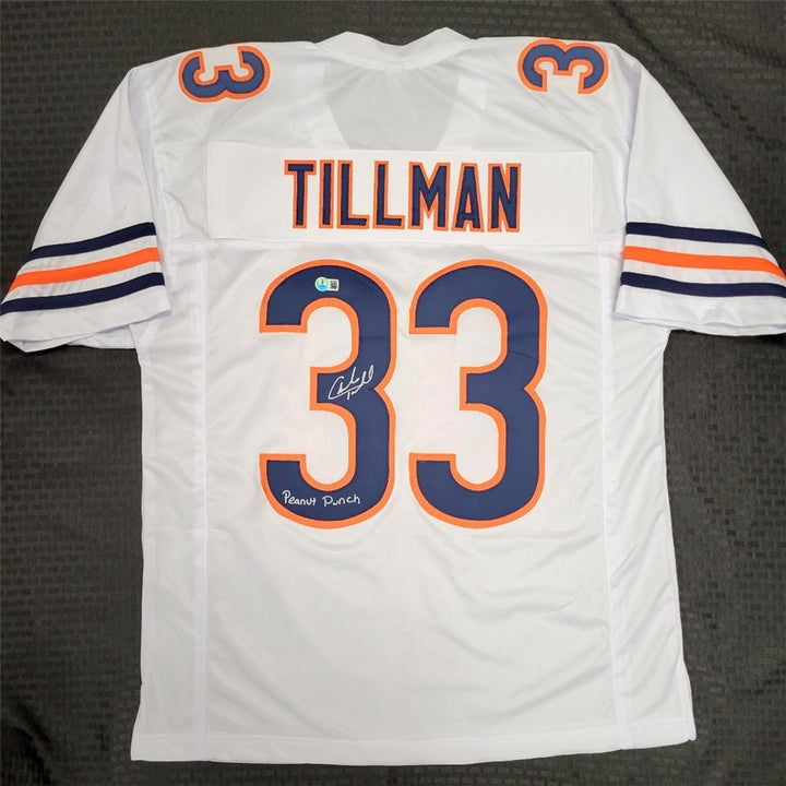 Charles Tillman signed "Peanut Punch" Chicago Bears Jersey autograph BAS Beckett