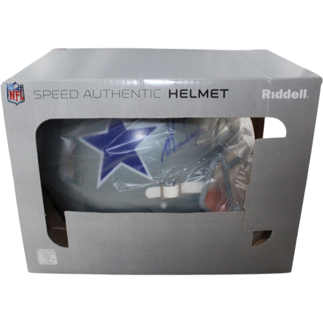 Roger Staubach Autographed Dallas Cowboys Authentic TB Helmet Beckett W 55146