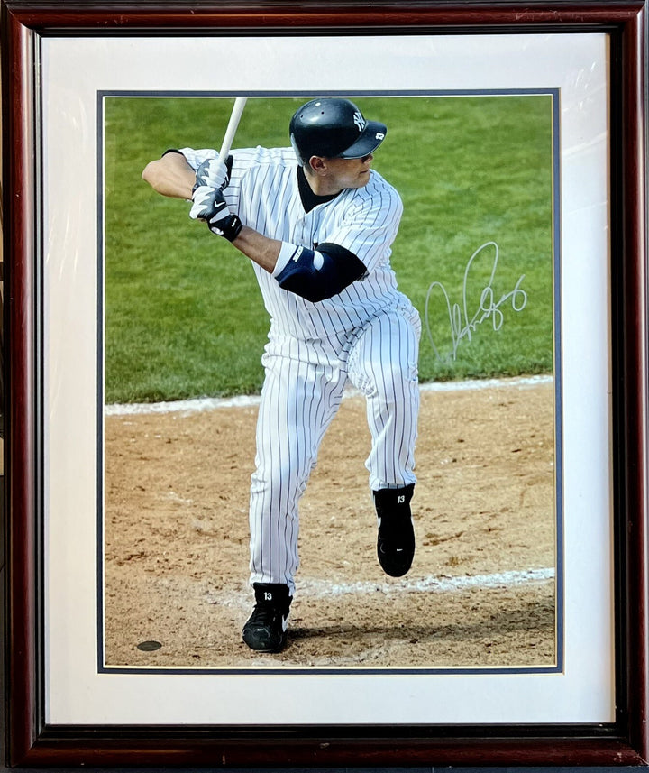Alex Rodriguez Arod New York Yankees Signed 16x20 Photo Framed Auto Steiner COA