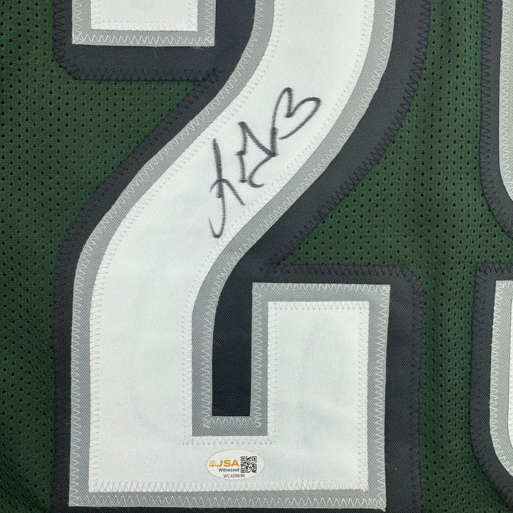 Autographed/Signed LeGarrette Blount Philadelphia Green Jersey JSA COA