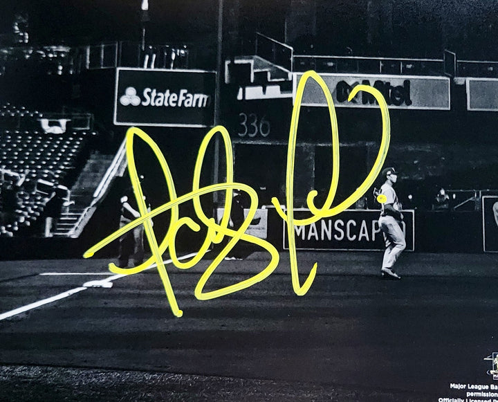 Fernando Tatis Jr. Auto 11x14 Photo Padres Bat Flip Spotlight In Yellow Beckett