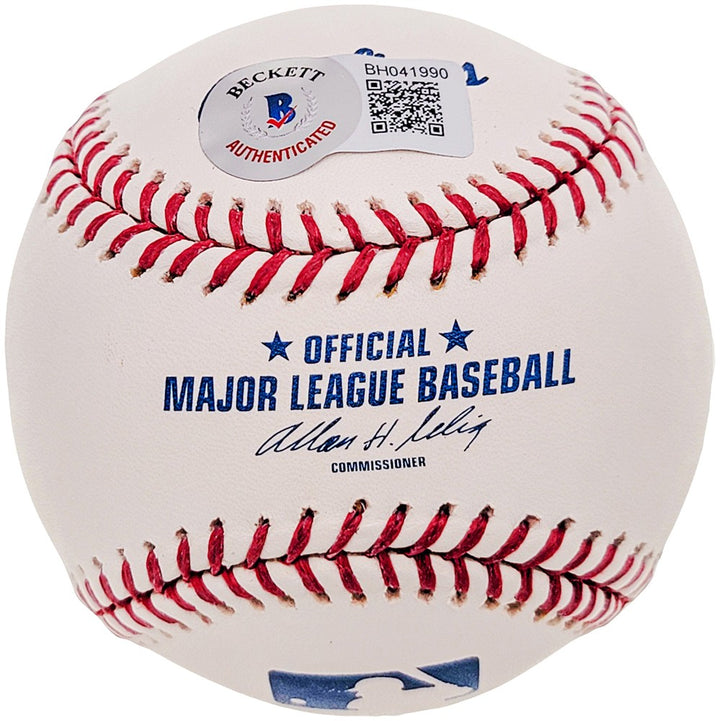 Dick Hall Signed MLB Baseball Baltimore Orioles "66 WS Champs" Beckett #BH041990