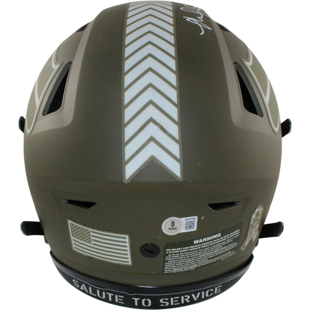 Malcolm Smith Signed Seattle Seahawks SpeedFlex 22 STS Helmet SB MVP BAS 55031