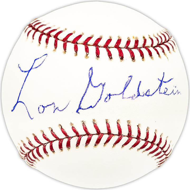 Lon Goldstein Autographed MLB Baseball Cincinnati Reds Beckett QR #BM25257