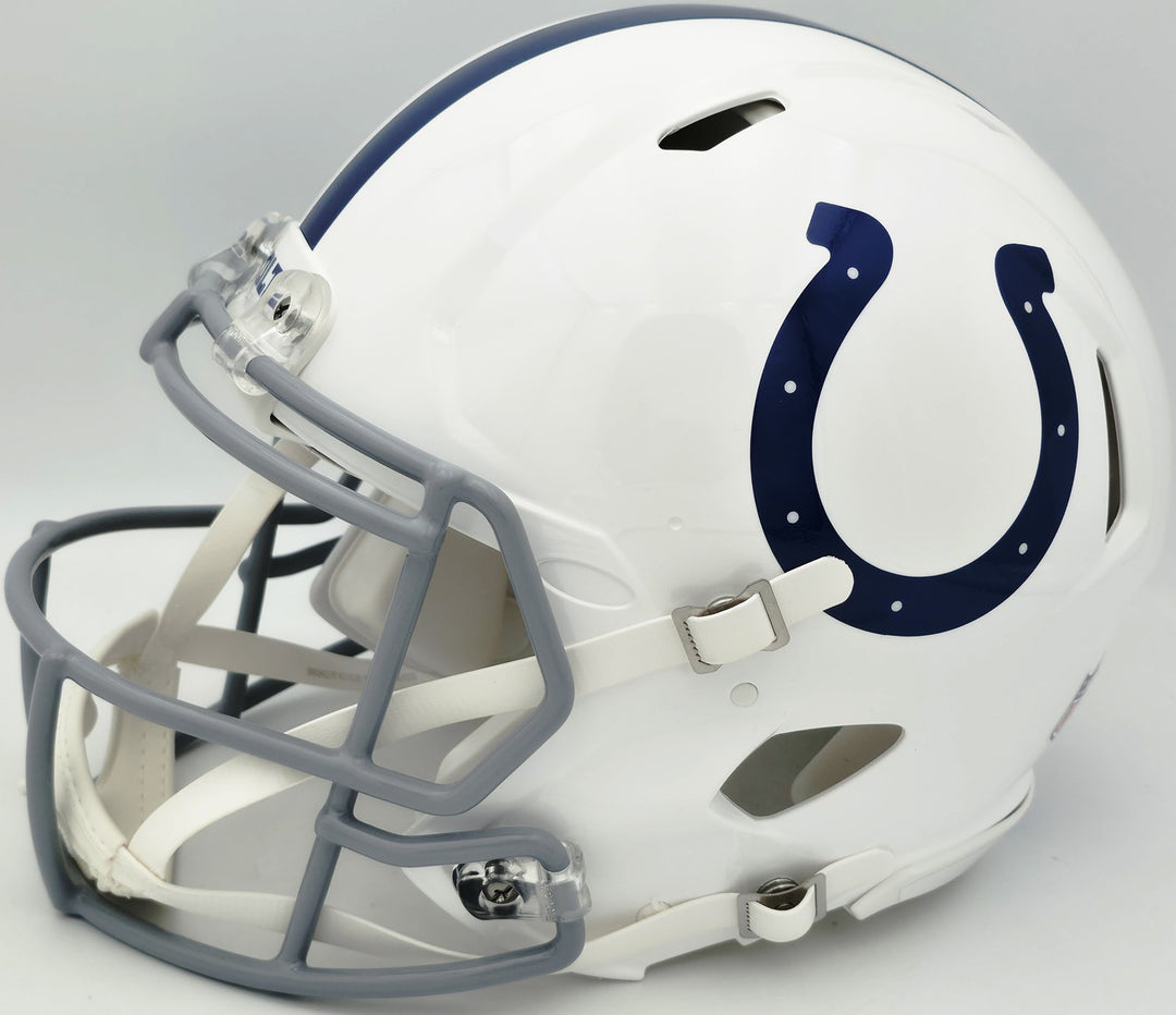 Reggie Wayne Signed Colts White 2020 Alt Full Size Authentic Helmet BAS