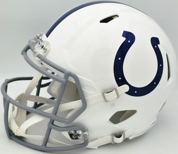 Reggie Wayne Signed Colts White 2020 Alt Full Size Authentic Helmet BAS