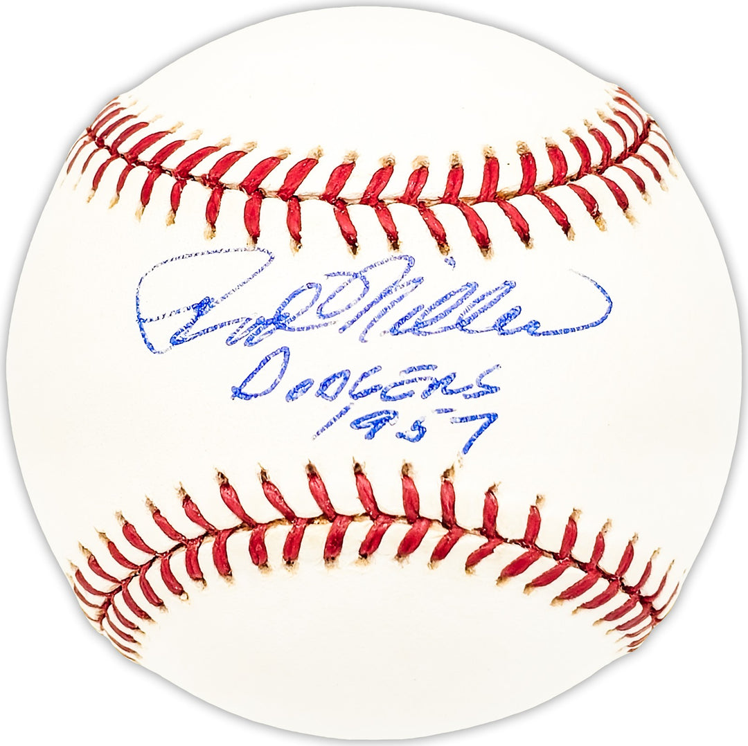 Rod Miller Signed NL Baseball Brooklyn Dodgers "Dodgers 1957" Beckett QR