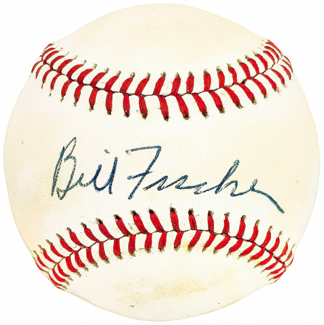 Bill Fischer Signed Official MacPhail American League Baseball White Sox Vintage