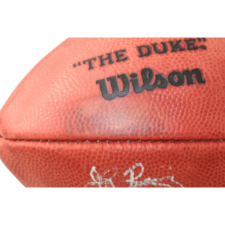 Riggins Rypien Williams Signed Washington Redskins Football AS IS Beckett 35611