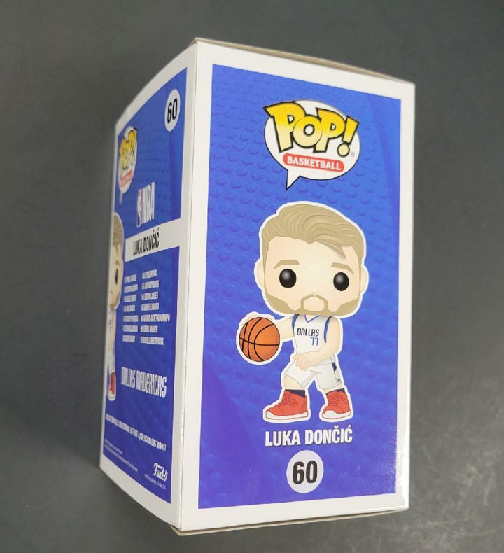 Luka Doncic autograph signed Funko POP figure w/ Photo Proof ~ BAS Beckett COA