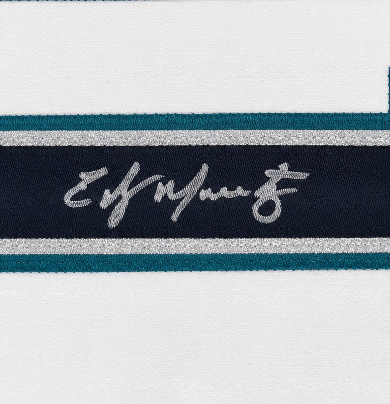 Seattle Mariners Edgar Martinez Signed White Nike Jersey Size XL Beckett Witness