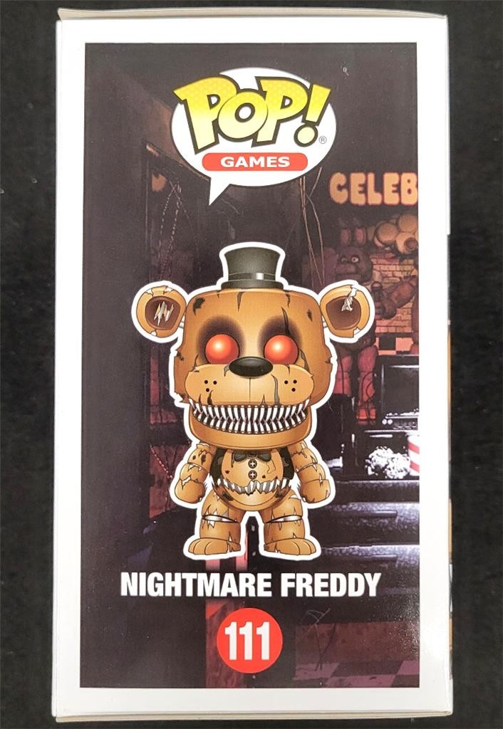 Josh Hutcherson signed Five Nights Nightmare Freddy Funko Pop! 111 ~ Beckett BAS