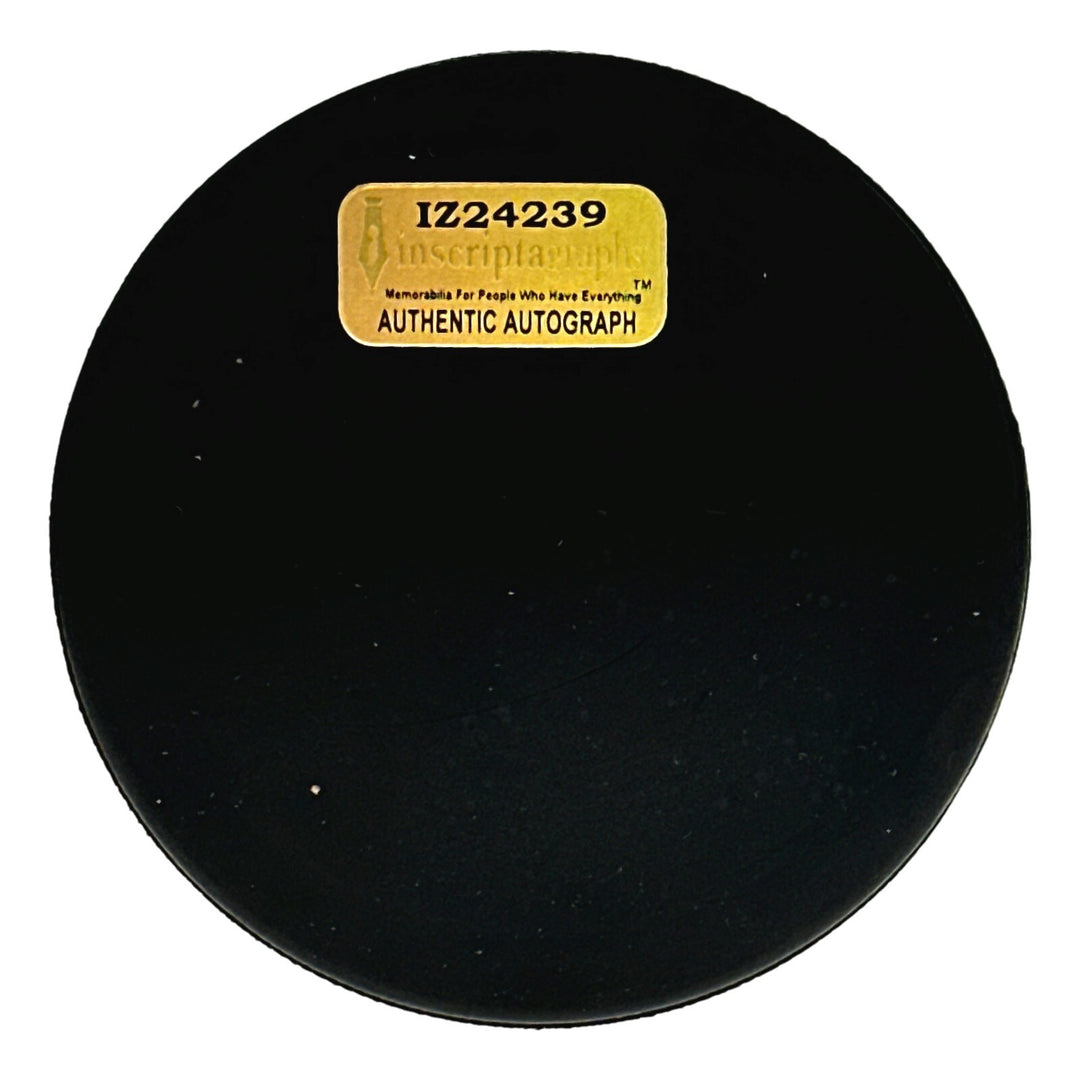 Tomas Hertl Autographed Vegas Golden Knights Hockey Puck Inscriptagraphs Signed