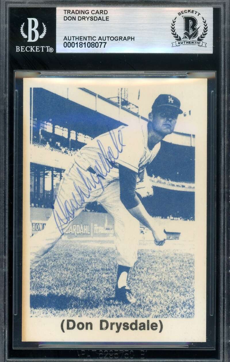 Don Drysdale Beckett BAS Signed 1976 Playboy Press Who Was Harry Steinfeldt Auto