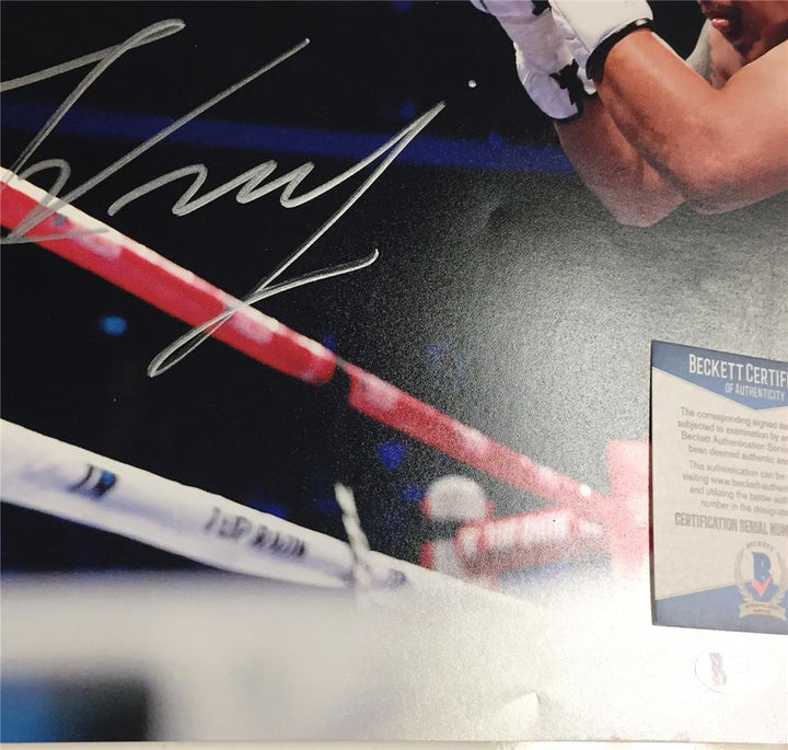 Boxer Fighter FELIX VERDEJO Autograph Signed 11x14 Photo ~ Beckett BAS COA *READ